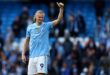Football Soccer Haaland nets four as Man City rout Wolves 5 1