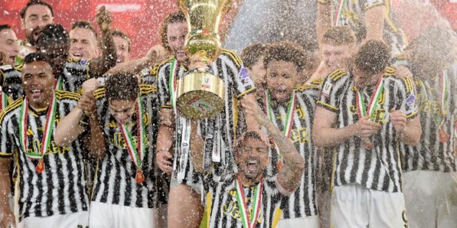 Football Soccer Juventus win Coppa Italia final with early Vlahovic strike