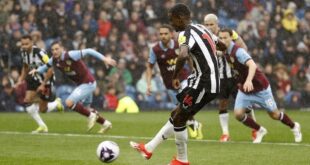 Football Soccer Newcastle rout sends Burnley close to the drop