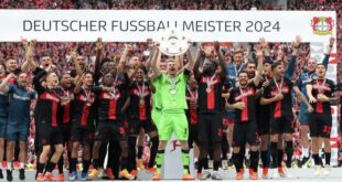Football Soccer Unbeaten Leverkusen seek second trophy in Europa League final