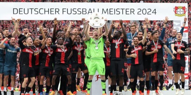 Football Soccer Unbeaten Leverkusen seek second trophy in Europa League final