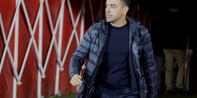 Football Soccer Xavi reaches 100 games at the helm of Barca