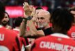 Giroud and Pioli bid farewell to Milan Juve end season