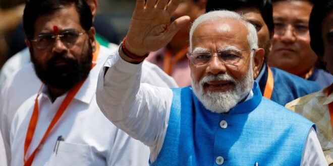 Indias Modi denies stoking divisions to win election files nomination