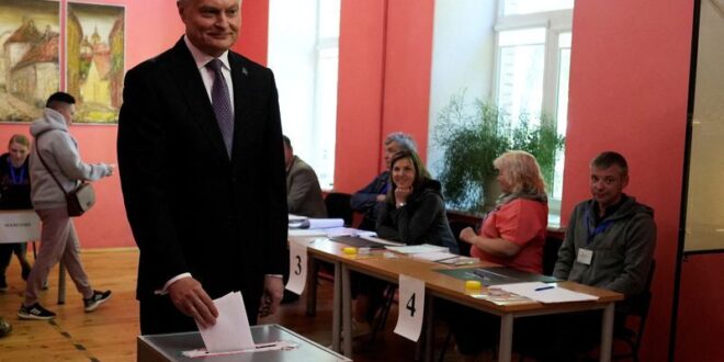 Lithuanians vote in presidential election overshadowed by Russia