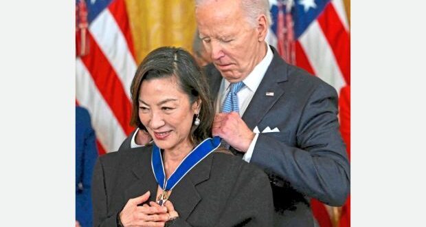 Michelle Yeoh gets Medal of Freedom