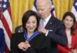 Michelle Yeoh honoured as pioneer by Biden with Presidential Medal