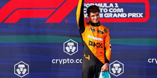 Motorsport Motor racing Monaco bump start another winners perk for Lambo Norris