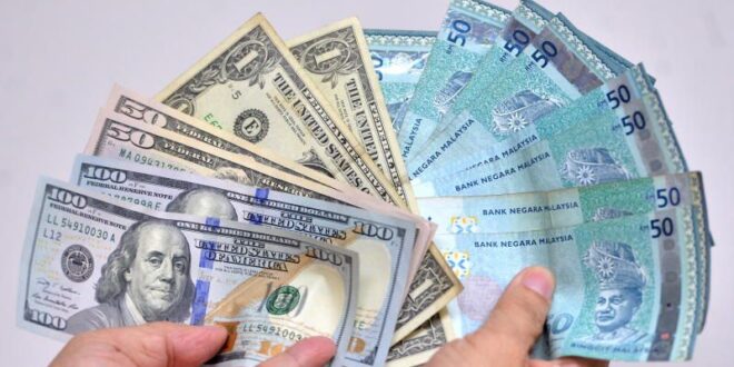 Ringgit ends lower on firmer US dollar index