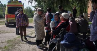 Russian attack forces frustrated hungry residents from Ukraine border town