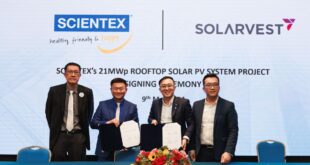 Scientex to deploy large scale solar PV system at its