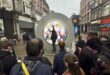 Sidewalk video ‘Portal linking New York Dublin by livestream temporarily