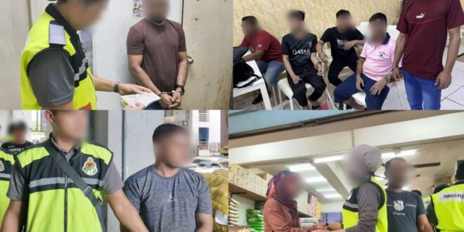 Some 17 foreigners detained during joint operation in JB