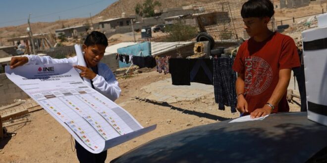 Suffering drought heat blackouts Mexicans head to the polls