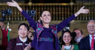 Claudia Sheinbaum claims sweeping mandate to become Mexicos first female