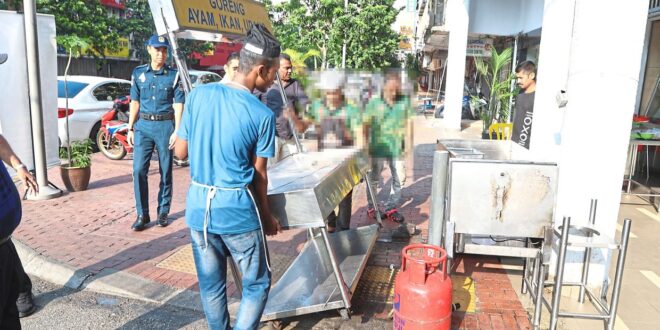 Fined for blocking tactile tiles in KL