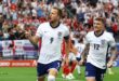 Football Soccer England held by Denmark after Hjulmand stunner