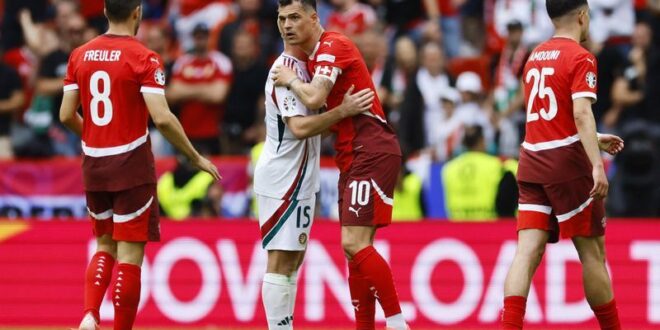 Football Soccer Xhaka is top 10 as Swiss overwhelm Hungary