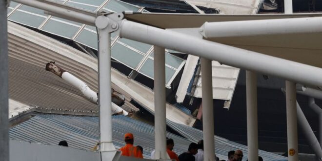 Roof collapse at Delhi airport kills one as heavy rain