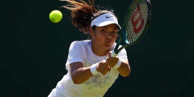 Tennis Tennis Confident Raducanu happy to be back on Wimbledon grass