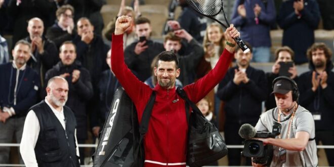 Tennis Tennis Djokovic credits crowd with getting him through French Open