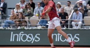 Tennis Tennis Djokovic rocks French Open with withdrawal Sinner assured of