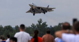 Ukraine says latest generation Russian fighter jet hit for first time