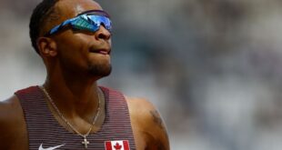 Athletics Athletics Canadian sprinter De Grasse peaking right on time for