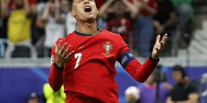 Football Soccer Tearful Ronaldo a frustrated great battling with Father Time