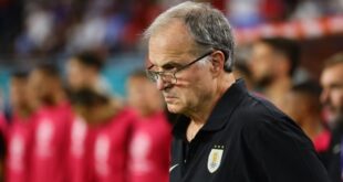 Football Soccer Uruguay coach Bielsa takes responsibility for Copa America exit