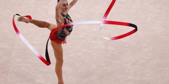 Gymnastics Olympics Rhythmic gymnast Kaleyn stays the course despite tough breaks