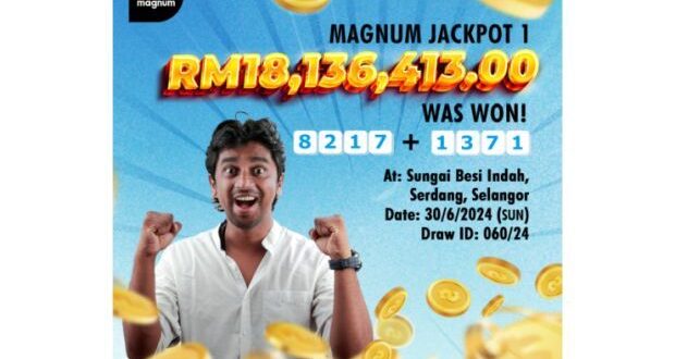 Magnum 4D Jackpot winner plans to share RM18mil windfall with