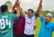 Sg Bakap polls Pakatan Perikatan get into friendly football match