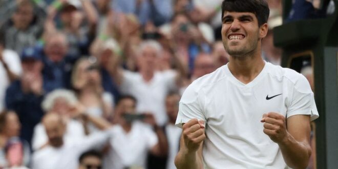 Tennis Tennis Alcaraz survives thrilling five setter against inspired Tiafoe