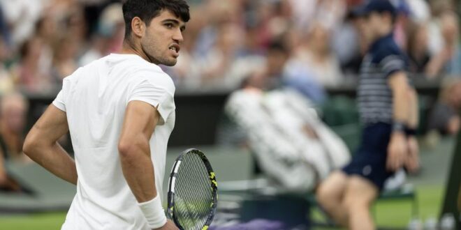 Tennis Tennis Confident Alcaraz faces aggressive Humbert in Wimbledons fourth round