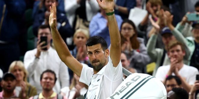 Tennis Tennis Djokovic lets rip after majestic performance Zverev bows out