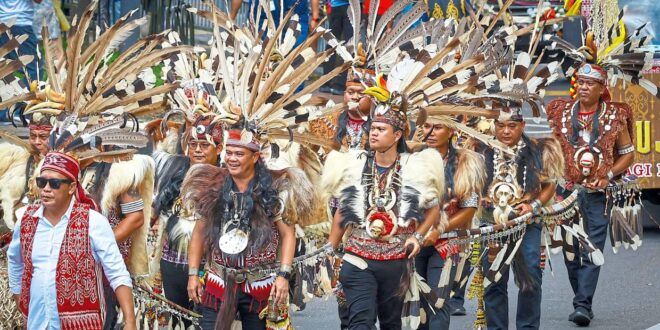 Vibrant celebration of Dayak heritage