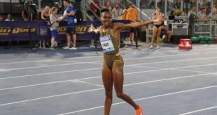 Athletics Athletics Yavi narrowly misses world record in Diamond League victory