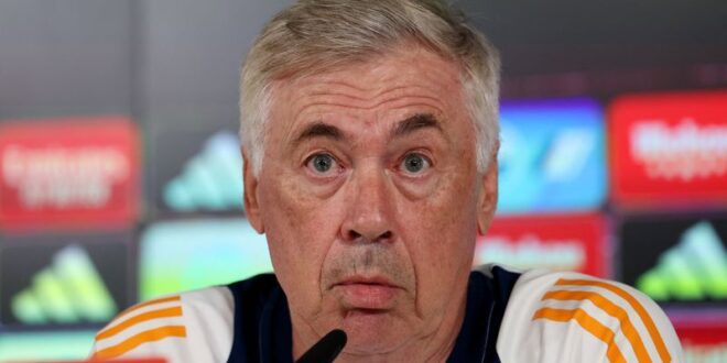 Football Soccer Ancelotti frustrated with Real defending in draw at Mallorca