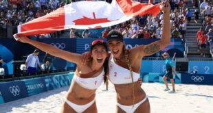 Other Sports Olympics Beach volleyball Canada and Brazil advance to womens gold