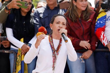 Venezuelas Machado says Maduro relying on military to stay in