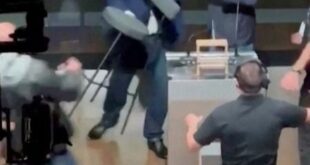 Candidate for Sao Paulo mayor clobbered with chair in chaotic