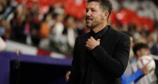 Football Soccer Simeone says players who provoke fans should be punished