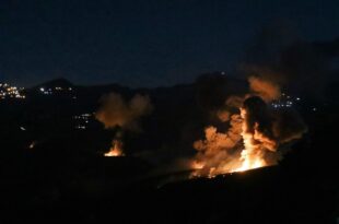 Israel unleashes heavy strikes on Lebanon as US UK urge