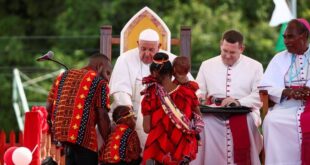 Pope Francis delivers medical supplies in visit to remote jungle