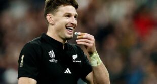 Rugby Rugby Barrett replaces McKenzie as All Blacks flyhalf for Canes