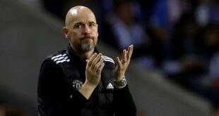 Football Soccer Ten Hag calls for patience after hairy draw at