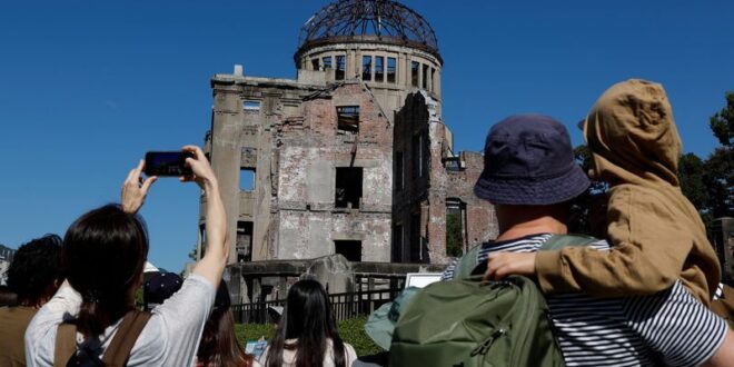 In Hiroshima peace park visitors hope Nobel win will boost