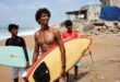 Other Sports On Pakistans southern coast a group of surfers