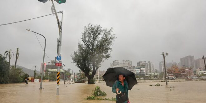 Taiwan clears up slowly re opens after hit from Typhoon Krathon